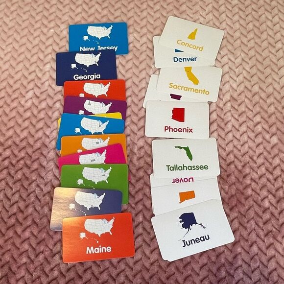 Multiplication & States and Capitals Flash Cards - Picture 4 of 11